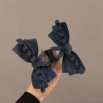 مشبك شعر فيونكة كبير للنساء، تصميم أنيق وثابت لتسريحات الشعر اليومية، يناسب الاستخدام اليومي أو المناسبات البسيطة - الصورة 7