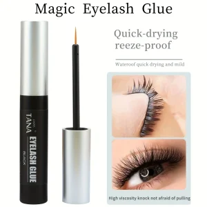 غراء رموش TANA 5g الذي يحتوي على مواد قليلة التحسس، لاصق جل مقاوم للماء للرموش الصناعية، غراء مدوم لتمديد الرموش في زجاجة طويلة الأمد، خالٍ من اللاتكس، غراء رموش احترافي منخفض الحساسية لصالونات التجميل ولاستخدام المنزل 1 b1d75a90 1afd 449a a230 eb64a518a18f