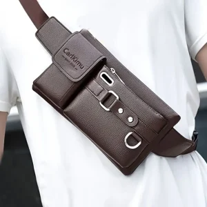 حقيبة كتف رجالية مقاومة للتآكل من CarKiMu، حقيبة كروس متعددة الجيوب بإغلاق بسحاب للعمل واليوميات 6 ba83dd8e 57f4 431b a995 3e2b33b18920