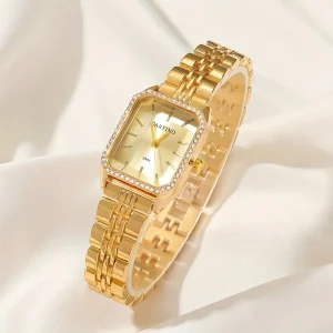 ساعة نسائية مربعة أنيقة وبسيطة، مثالية للاستخدام اليومي والمناسبات والهدايا 10 bad624d4 04d0 4c71 a330 f3e56db1c2b5