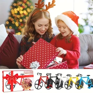 قاطع بيتزا مزدوج العجلات، أداة تقطيع ملونة من الفولاذ المقاوم للصدأ، مثالي للمنازل والمطاعم والفعاليات 11 c2135ac6 88e9 4562 9283 2c092cffe4ba