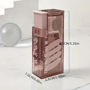 خيط تنظيف أسنان أوتوماتيكي محمول، 10 خيوط جاهزة في علبة سفر، مثالي للنظافة الفموية اليومية أثناء التنقل 2 c549f936 d4d5 44cb 9bdb 79781b500a44