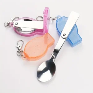 أدوات مائدة قابلة للطي من الفولاذ المقاوم للصدأ 304 مع صندوق تخزين، الأفضل للتخييم والسفر 13 cc4575dfdf39e24193d5c2cb94adae69