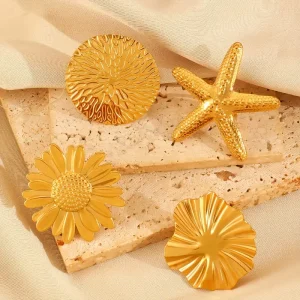 خواتم ذهبية نسائية عتيقة بتصميم مفتوح، فولاذ مقاوم للصدأ، قابلة للتعديل، مناسبة للهدايا والمناسبات 3 d37151ca fa22 4ebd b8aa 16102cc83785