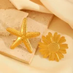 خواتم ذهبية نسائية عتيقة بتصميم مفتوح، فولاذ مقاوم للصدأ، قابلة للتعديل، مناسبة للهدايا والمناسبات - الصورة 3