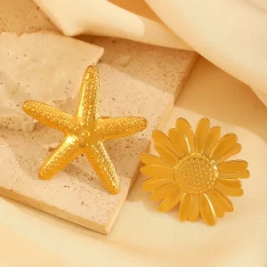 خواتم ذهبية نسائية عتيقة بتصميم مفتوح، فولاذ مقاوم للصدأ، قابلة للتعديل، مناسبة للهدايا والمناسبات 6 d8b6c3ed be21 48e9 a896 6fcad498428e