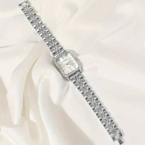 ساعة نسائية مربعة أنيقة وبسيطة، مثالية للاستخدام اليومي والمناسبات والهدايا 15 d9c66190 4fd2 4c0e af48 1038516e3dc6