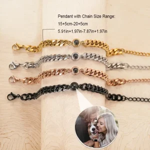 إسورة رجالي مخصص بصورة شخصية، سلسلة كوبية فولاذية هدية أنيقة للذكرى والمناسبات، سلسلة كوبية سميكة وعصرية 1 dbac6751 7e45 4004 9fef 4d8c3eec7337