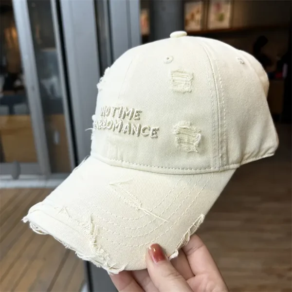 قبعة بيسبول نسائية صيفية مطرزة ومريحة، تصميم أنيق لحماية الشمس