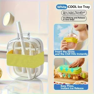 كوب ثلج سيليكون محمول مع قشة، تصميم فواكه ملون لمشروبات صيفية منعشة، تحافظ على برودة المشروب لفترات أطول 9 e442e362 8c06 43cc 968a 3330ff8ee576