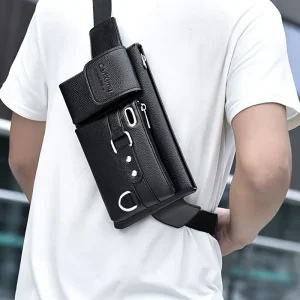 حقيبة كتف رجالية مقاومة للتآكل من CarKiMu، حقيبة كروس متعددة الجيوب بإغلاق بسحاب للعمل واليوميات 8 f12ea48b fa2e 449c 9be1 d62c94227e87