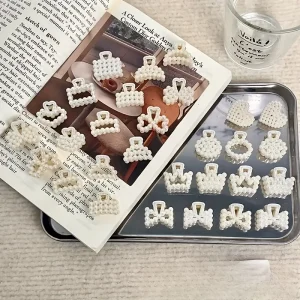 مشابك شعر فرنسية نسائية صغيرة مزخرفة، 30 قطعة أنيقة لحفلات الزفاف والمناسبات 7 f3ac7791 a98b 47f0 8e35 e204024a35bf