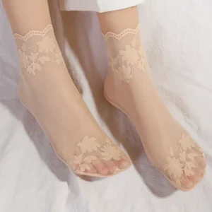 جوارب دانتيل صيفية نسائية خفيفة بتصميم زهري، طقم ٥ أزواج أنيقة ومريحة للاستخدام اليومي 13 fa2b4ffa53a44158a6899e6d8cb4836c goods