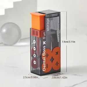 خيط تنظيف أسنان أوتوماتيكي محمول، 10 خيوط جاهزة في علبة سفر، مثالي للنظافة الفموية اليومية أثناء التنقل 3 fa38e7d9 cfd9 4e39 8a2d 437f914d5a51