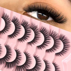 7 أزواج من الرموش الصناعية المنفصلة الناعمة والطبيعية الحجم المضفرة، مناسبة للاستخدام اليومي أو في الحفلات - هدايا للسيدات 4 fa63e520 e0ff 4e68 a563 96ae9a6f5c6b 1