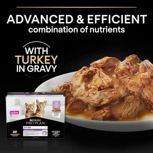 Purina Pro Plan Cat NutriSavour Kitten Turkey in Gravy، طعام رطب للقطط الصغيرة بنكهة الديك الرومي، بورينا برو بلان 7 s l1600 6