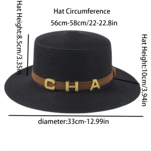 قبعة قش نسائية واسعة الحافة قابلة للطي للشاطئ والرحلات، متعددة الاستخدامات للمناسبات الخارجية 1 106339c2 99ef 41dd 9533 9df7748df17f