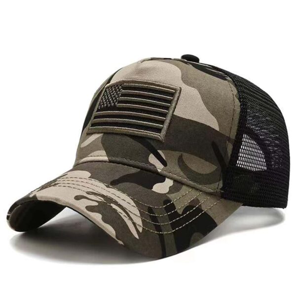 قبعة بيسبول رجالية بعلم أمريكا