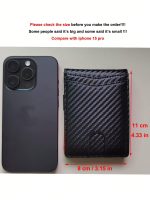 محفظة كربون فايبر للرجال | محفظة مضادة للسرقة | محفظة كربون فايبر | محفظة ببطبعة الدولار | محفظة عيد الأب | محفظة بطاقات ائتمان | مشبك نقود | حافظة بطاقات | محفظة جلد فاخرة | هدايا للرجال