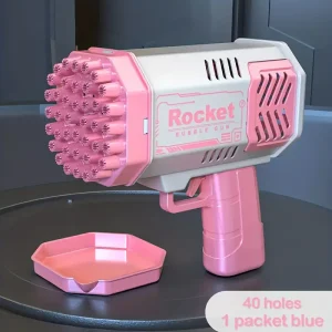 مسدس فقاعات فضائي رياضي – 40 فتحة لإطلاق مئات الفقاعات 2 1720938130587 43737dd3c57a43a0b92720c829bb63c7 goods