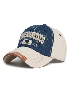 قبعة بيسبول بألوان صلبة وشعار تطريز مع رسالة. 1 1750300362c495fd510945360a0653ee4b32706c2a