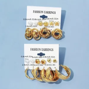 مجموعة أقراط نسائية فاخرة بـ11 تصميم أنثوي، مجوهرات عصرية للمناسبات والهدايا 1 1da198c0 f44c 44e0 a334 35f20281fef7