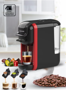 ماكينة تحضير قهوة إسبريسو 3 في 1 متعددة الكبسولات 600 ml 1450 W SCM-4969 أسود/أحمر 1 2025 08 02 12 29 59 Window