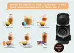 ماكينة تحضير قهوة إسبريسو 3 في 1 متعددة الكبسولات 600 ml 1450 W SCM-4969 أسود/أحمر - الصورة 11