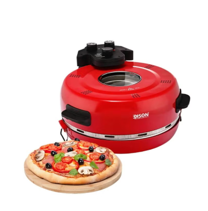 اديسون خبازة التنور المنزلي جامبو 1600 واط أحمر