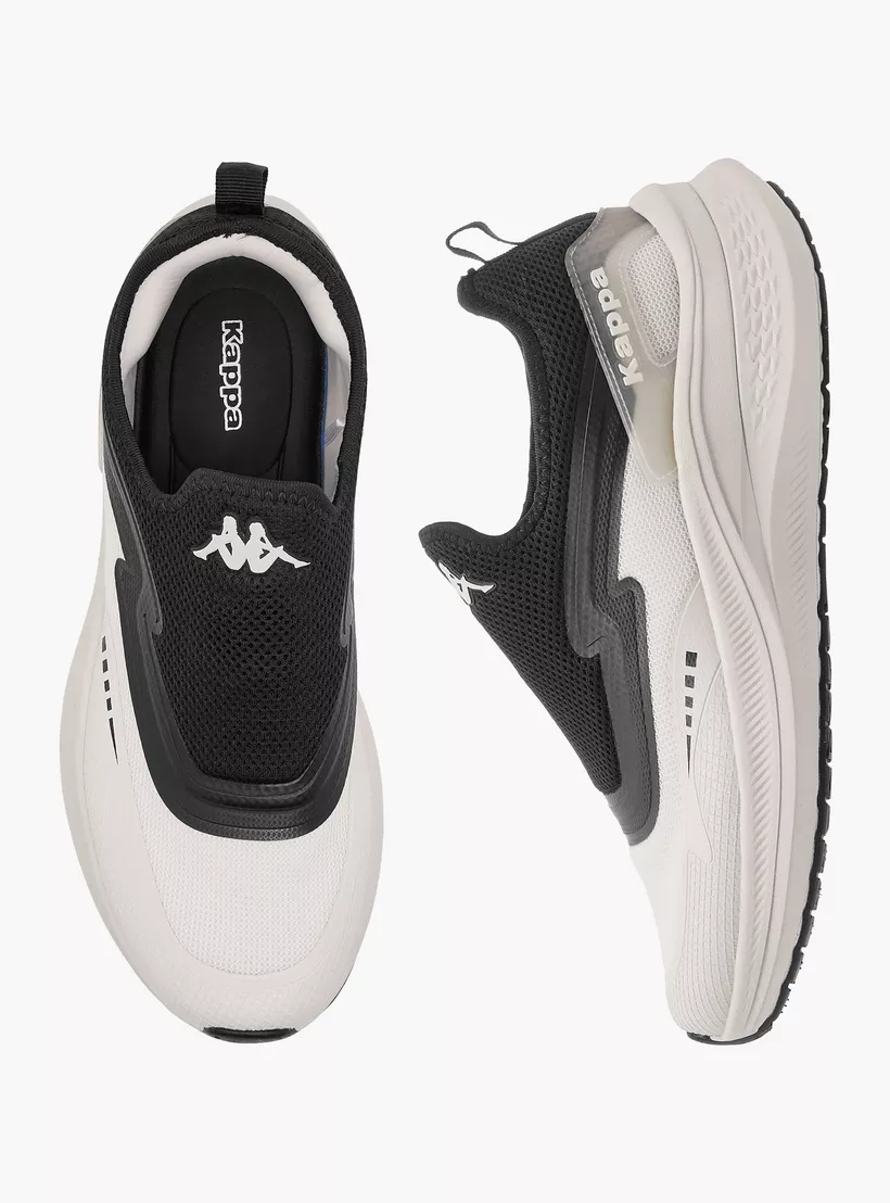 حذاء رياضي سهل الارتداء بلسان سحب وطبعات شعار من كابا 1 حذاء رياضي سهل الارتداء بلسان سحب وطبعات شعار من كابا