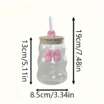 كوب زجاجي | كوب زجاجي ديكور | كوب قهوة أنيق | كوب للعصير | كوب زجاج شفاف | كوب مع غطاء وشفاط | كوب هدايا | أكواب رمضان | أكواب عيد الحب | أكواب ركن القهوة