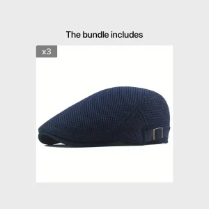 قبعة بيريه رجالية صيفية – خفيفة، أنيقة، قابلة للتعديل 9 2c0ae3e2 0b0b 467e 974d 45c006a9ee45