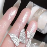 بودرة تزيين الوجه والجسم بلون الثلج والزهور لإشراقة ناعمة ولامعة، مناسبة للاستخدام اليومي والمناسبات الخاصة - الصورة 2