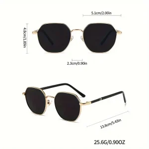 نظارات رجالية دائرية أنيقة بإطار أسود وتفاصيل ذهبية – لمظهر كلاسيكي عصري 3 3d00f9a7 c193 40ce 9efd 3f4b5cc8a418