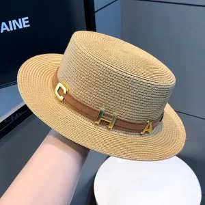 قبعة قش نسائية واسعة الحافة قابلة للطي للشاطئ والرحلات، متعددة الاستخدامات للمناسبات الخارجية 2 40eaf668 33c5 4108 b6a7 c39591f1d7d6