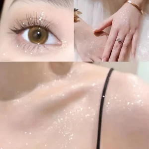بودرة تزيين الوجه والجسم بلون الثلج والزهور لإشراقة ناعمة ولامعة، مناسبة للاستخدام اليومي والمناسبات الخاصة 6 4859d7cc 5097 4f66 851c 46c32680183c