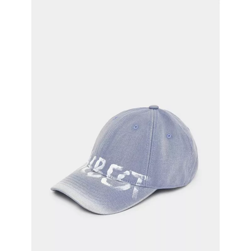 كاب بيسبول رجالي قطني دنيم أزرق باهت بطبعة كتابة عصرية، قابل للتعديل وحماية من الشمس، ستايل يومي مميز مناسب للاستخدام اليومي كاب بيسبول رجالي قطني دنيم أزرق باهت بطبعة كتابة عصرية، قابل للتعديل وحماية من الشمس