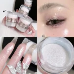 بودرة تزيين الوجه والجسم بلون الثلج والزهور لإشراقة ناعمة ولامعة