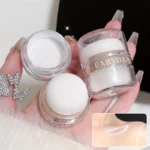 بودرة تزيين الوجه والجسم بلون الثلج والزهور لإشراقة ناعمة ولامعة، مناسبة للاستخدام اليومي والمناسبات الخاصة - الصورة 3