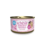 Schesir Baby Chicken in broth 70g in can، طعام شيسير للقطط الصغيرة بأطعمة متنوعة، دجاج طبيعي مع كبد دجاج في مرق، 70 جم - الصورة 2