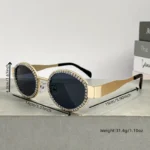 نظارات شمسية نسائية | نظارات شمسية | نظارات بإطار معدني | نظارات للجنسين | إكسسوارات صيفية | عدسات شمسية | موضة النظارات | نظارات بيضاوية | نظارات عصرية | نظارات للحماية من الشمس