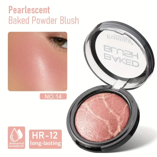 بودرة فريس المخبوزة - طويلة الأمد، قابلة للتركيب بمتانة عالية لتحديد الوجوه - درجات من الوردي الفاتح إلى البيج، مناسبة لكل يوم ومناسبات خاصة - متوافقة مع لوحات المكياج، تصميم أنيق وخفيف الوزن، مُشدّي الكنتور، لعشاق الجمال