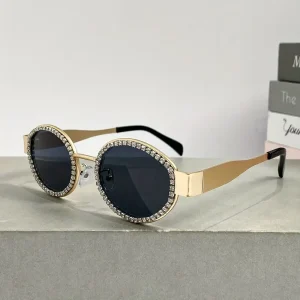 نظارات شمسية نسائية بيضاوية معدنية، تصميم كلاسيكي أنيق يناسب جميع المواسم، مثالي للأنشطة اليومية والمناسبات الخاصة 5 c0441859 518a 4869 9493 c25f5169ed68