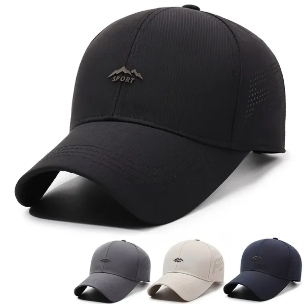 قبعة بيسبول رجالية بشعار "SPORT"