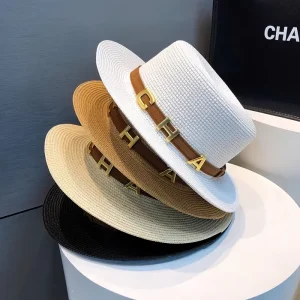 قبعة قش نسائية واسعة الحافة قابلة للطي للشاطئ والرحلات، متعددة الاستخدامات للمناسبات الخارجية 9 f353b3b3 fed1 4f43 a348 e8067c4c5903