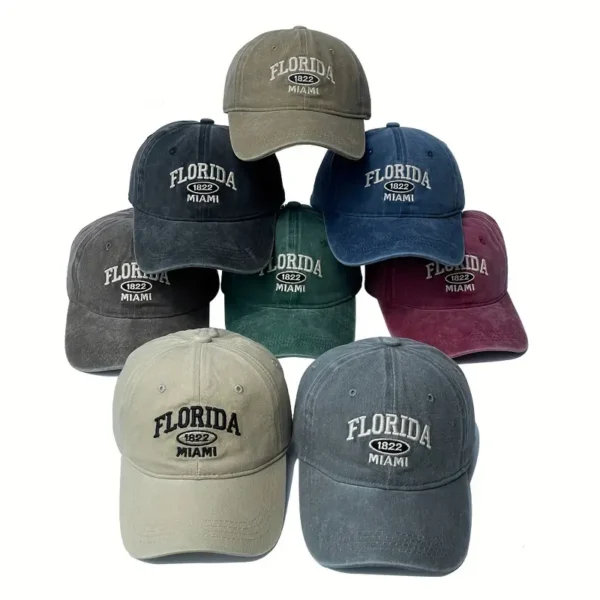 قبعة بيسبول بتصميم FLORIDA 1822
