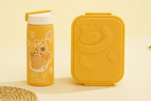 طقم لانش بوكس وزجاجة حرارية للأطفال بتصميم كرتوني، عملي وآمن للمدرسة والرحلات 2 27f493eb 209d 4598 858e 4df1a5681f88