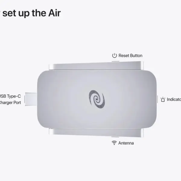 Deeper Network Connect Air Pocket-Sized Wireless Travel VPN Router Portable Wireguard OpenVPN DPN WiFi Router