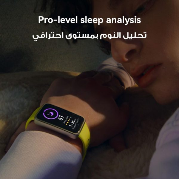 HUAWEI Band 10 Smart Watch, Metallic Design and Comfortable Wearing, Pro-level Sleep Analysis, Emotional Health Aid, 100 Workout Modes, Robust Battery Life, IOS and Android, Black