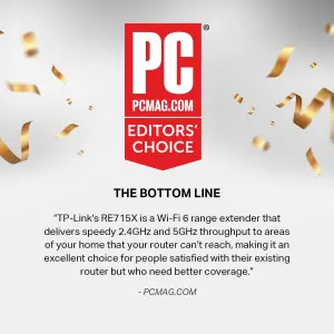 TP-Link AX3000 WiFi 6 Range Extender Signal Booster for Home(RE715X), Dual Band WiFi Repeater, Internet Extender with Gigabit Ethernet Port, Access Point, APP Setup, OneMesh Compatible 7 TP-Link AX3000 WiFi 6 Range Extender Signal Booster for Home(RE715X), Dual Band WiFi Repeater, Internet Extender with Gigabit Ethernet Port, Access Point, APP Setup, OneMesh Compatible